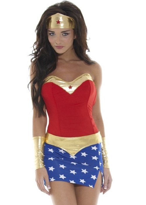 Wonder woman kostume sæt